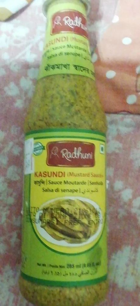 KASUNDI mustard sauce