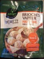 Brioches Vapeur Porc & Légumes