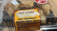 Mini croissant relleno choco líquido