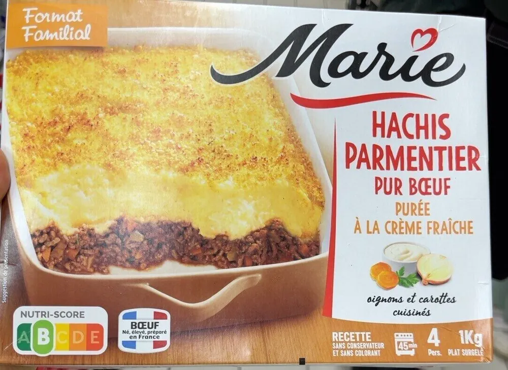 Hachis parmentier pir boeuf