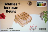 Waffles box aux fleurs
