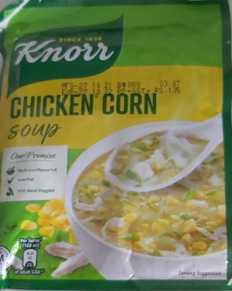 Chicken corn soup