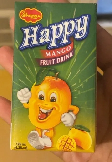 Happy mango fruit drink