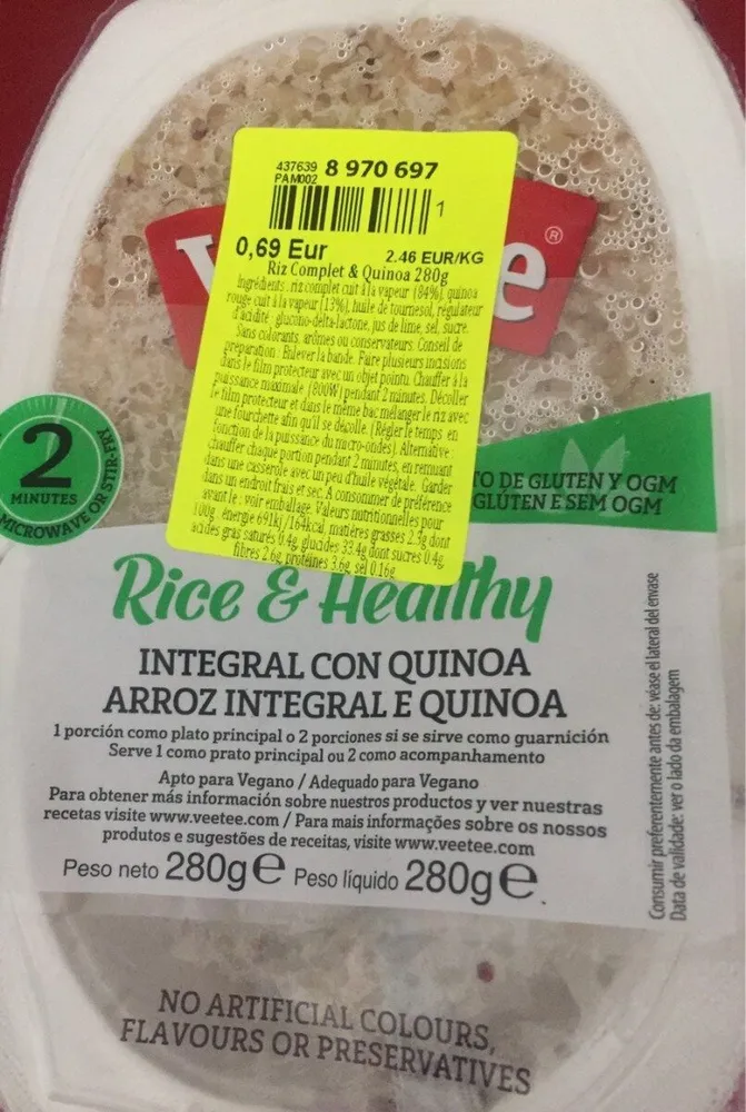 Riz et quinoa