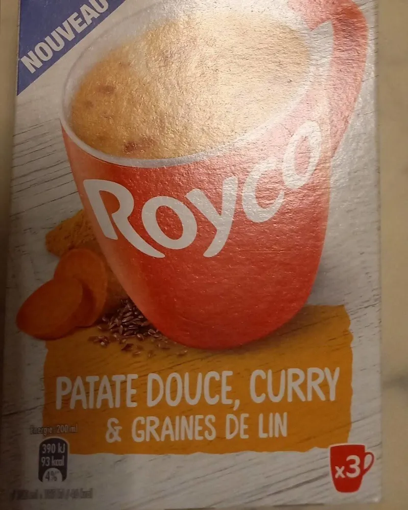 Patate douce curry et graines de lin