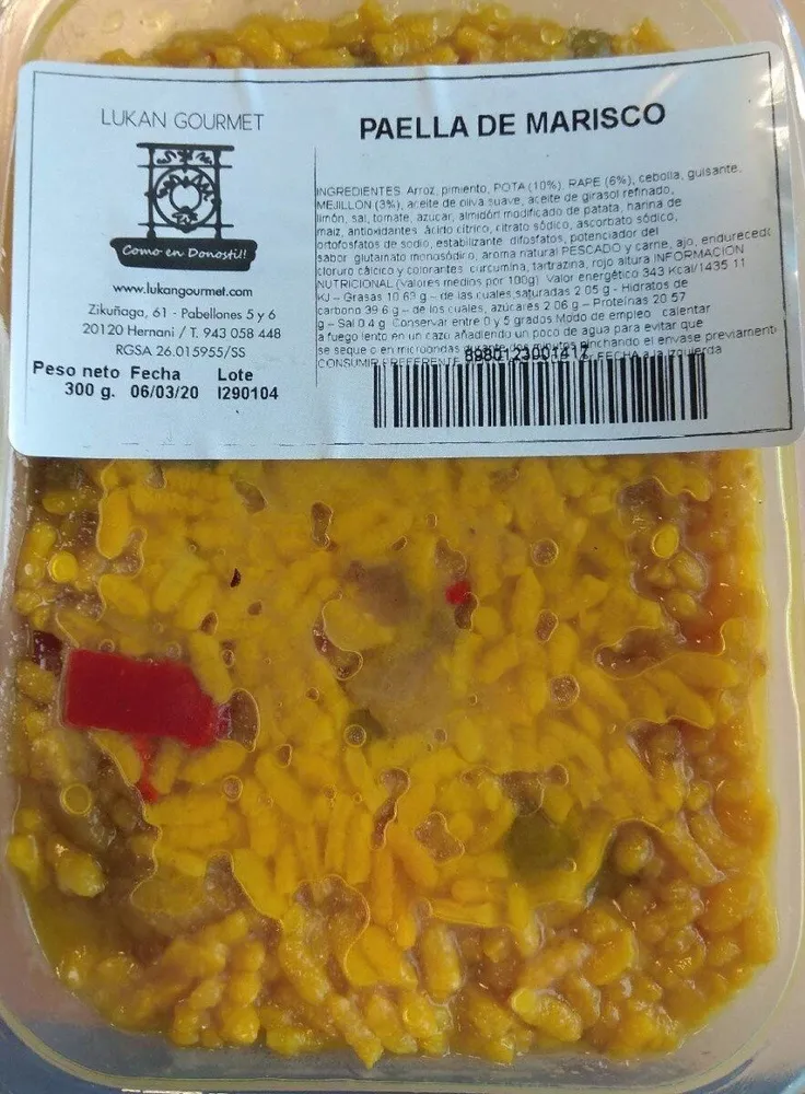 Paella de marisco