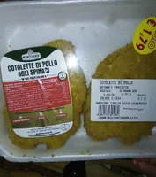 Cotolette di pollo agli spinaci