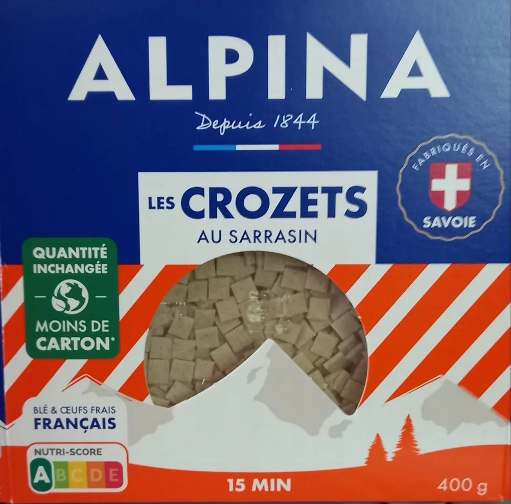 Crozets au sarrasin