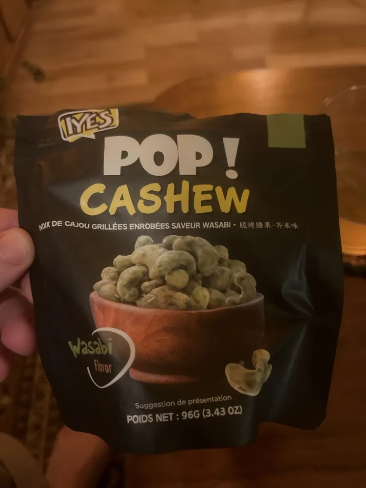 Pop Cashew au wasabi
