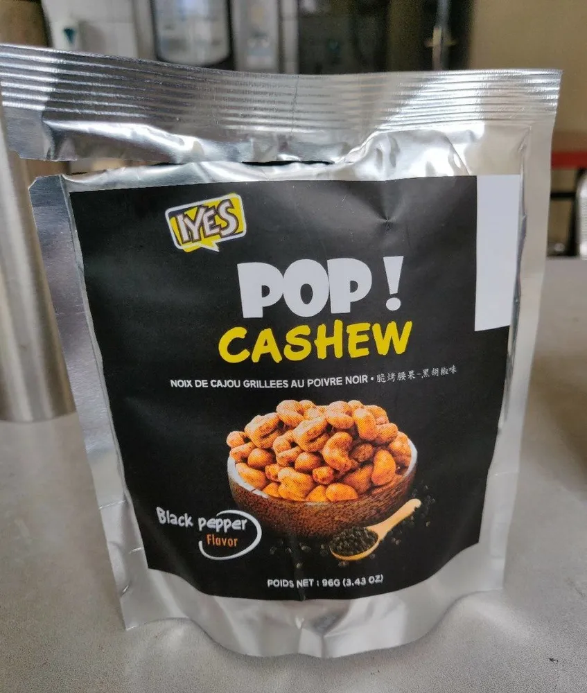 Pop Cashew au poivre noir