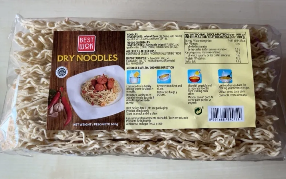 Dry noodles