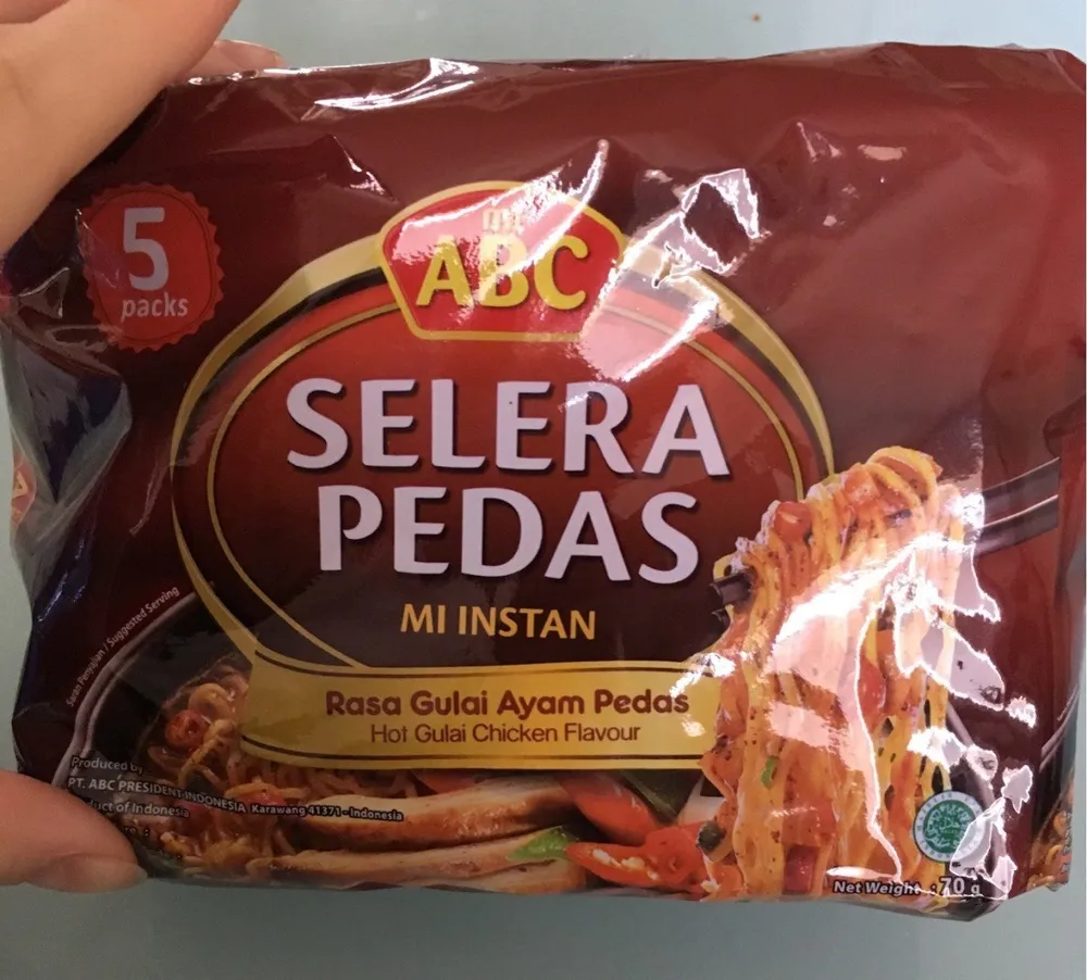 Mie Abc Selera Gulai Pedas