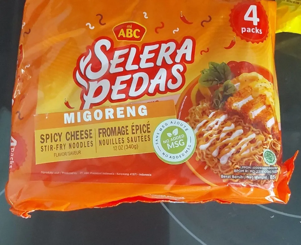 Selera pedas migoreng spicy cheese stir dry noodles