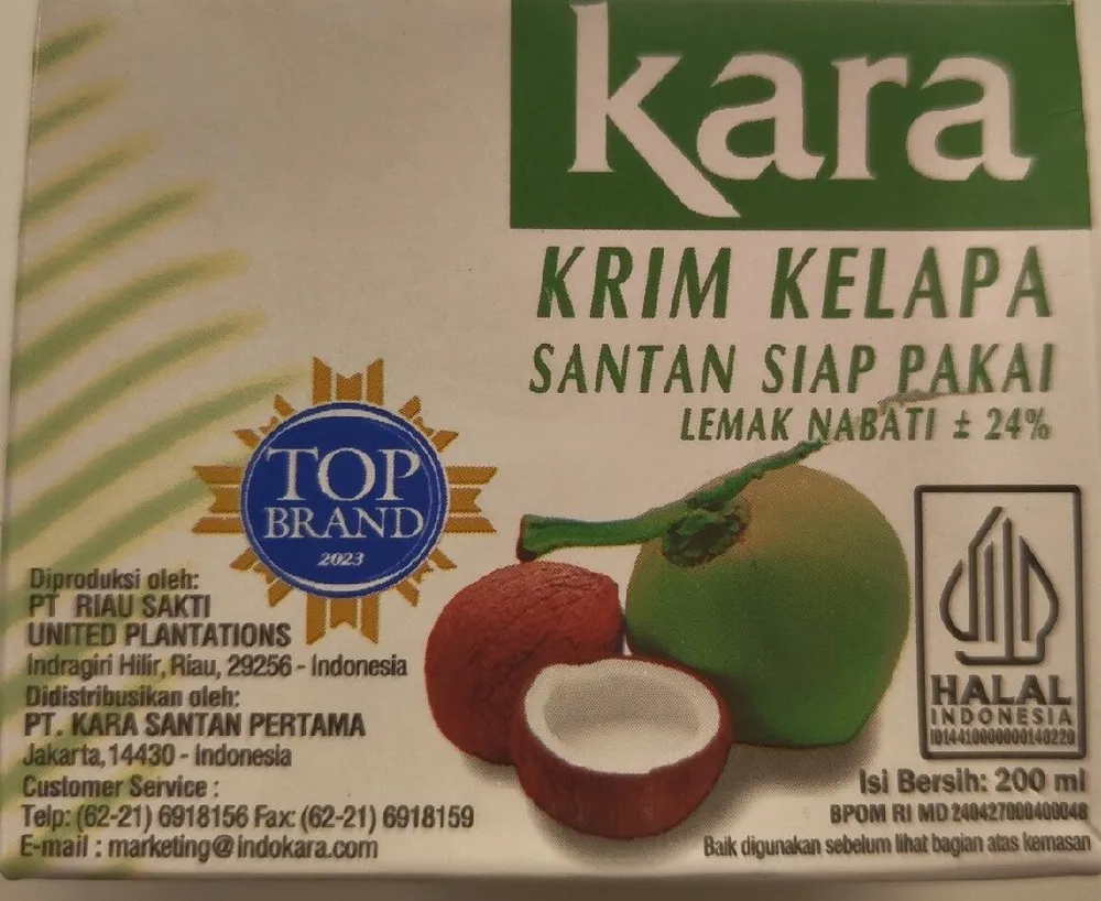 Santan kelapa