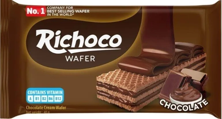 richoco wafer (bwn) chocolate 48g