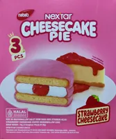 Nextar Cheesecake Pie - Strawberry Cheesecake (78g)