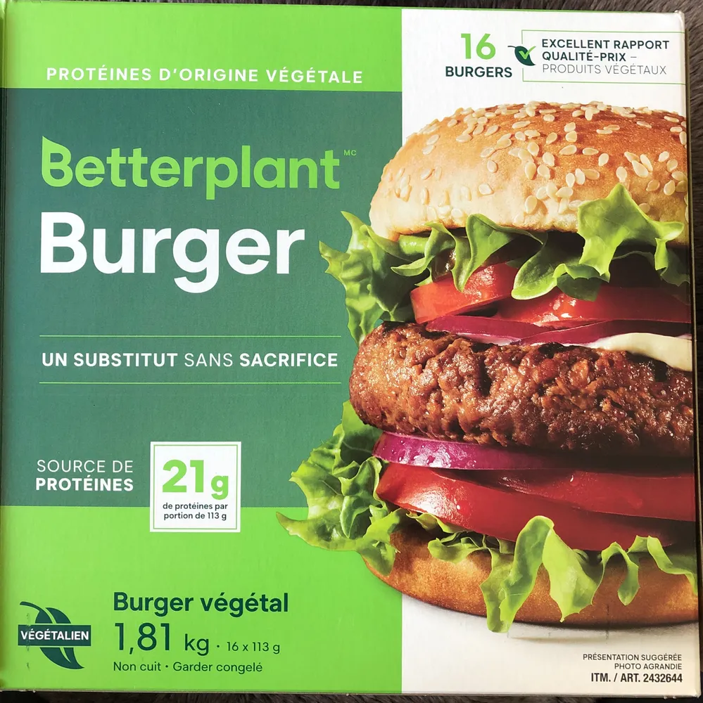 Burger végétal