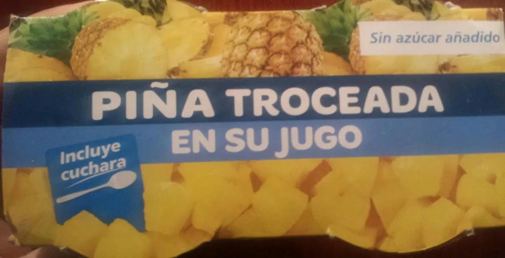 piña troceada