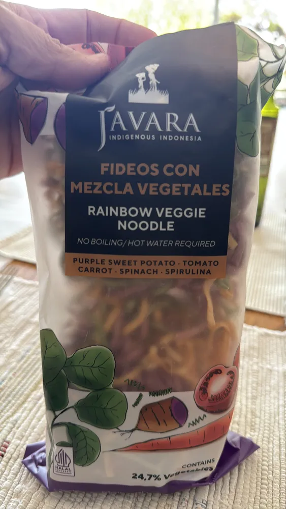 Fideos con Mezcla Vegetales