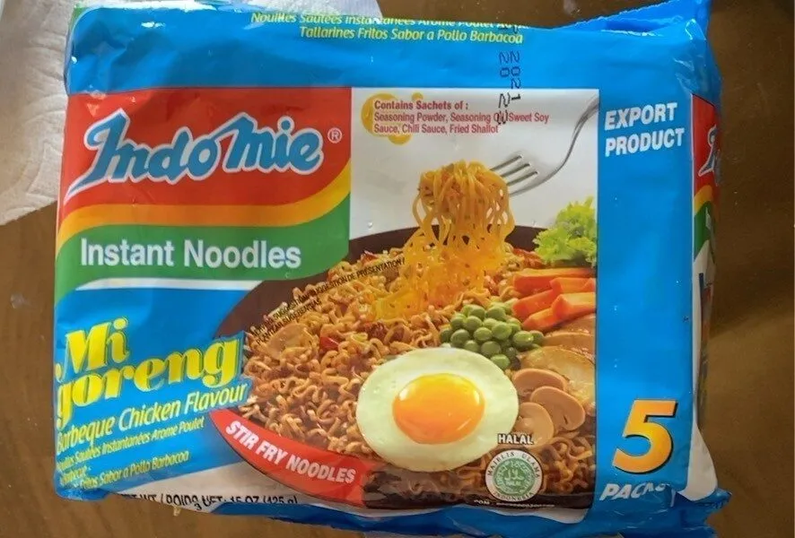 Barbeque Chicken Flavour Mi Goreng Instant Noodles