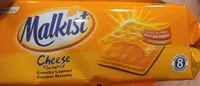 Malkist Cheese Flavoured Crunchy Layered Cracker Biscuits