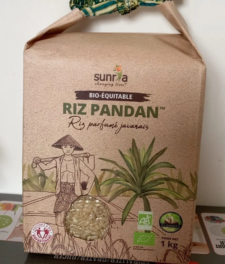 Riz Javanais PANDAN BIO & EQUITABLE - sachet
