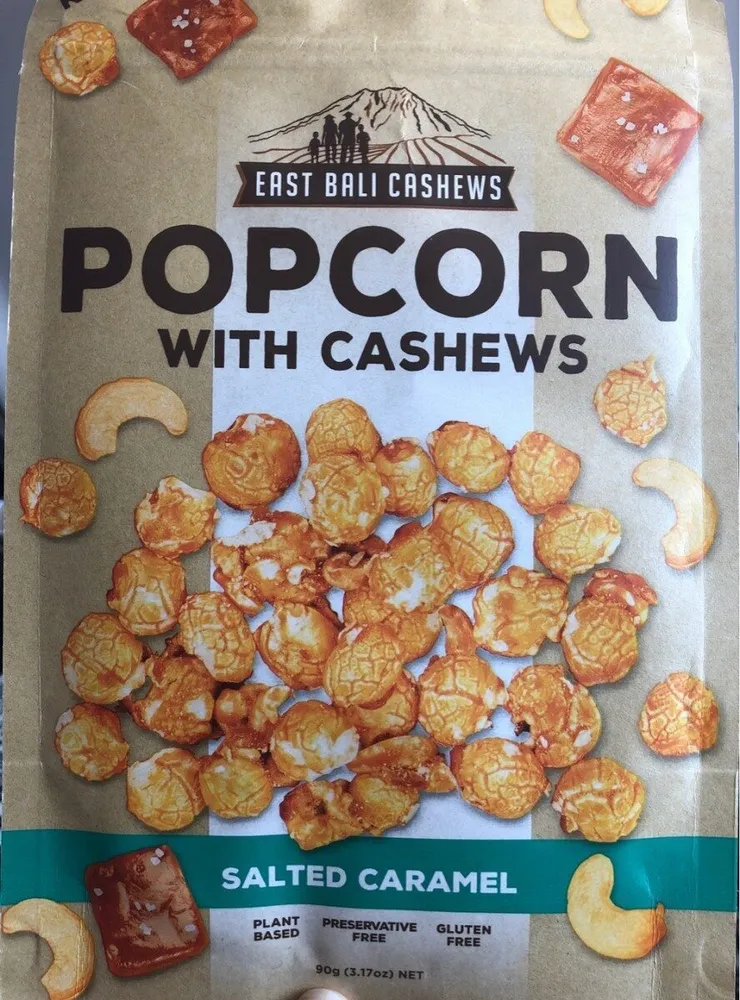 Popcorn with cashews