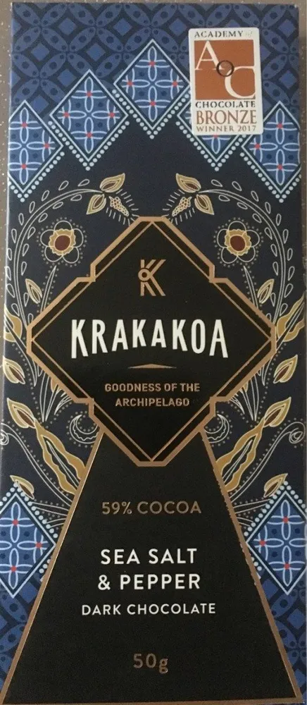 Dark chocolate 59 % cacao