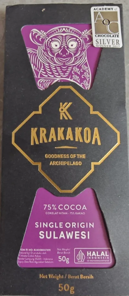 75% Cacao Single Origin Sulawesi