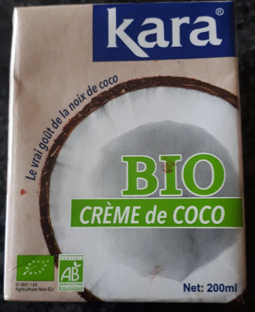 Crème de coco bio