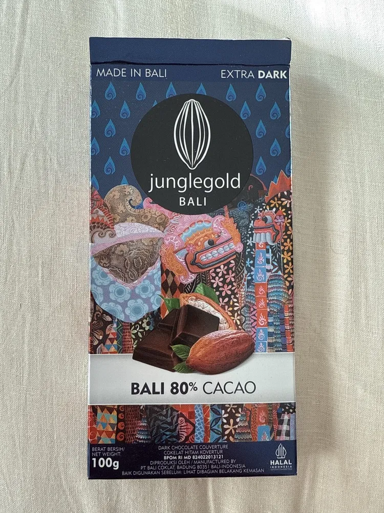 Bali 80% extra dark chocolate