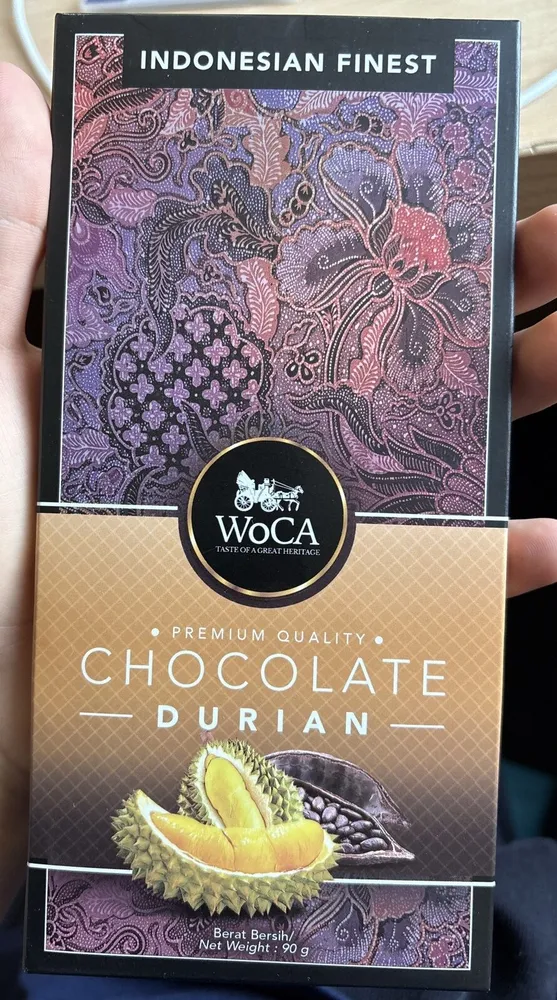 Premium Quality Durian Chocolate