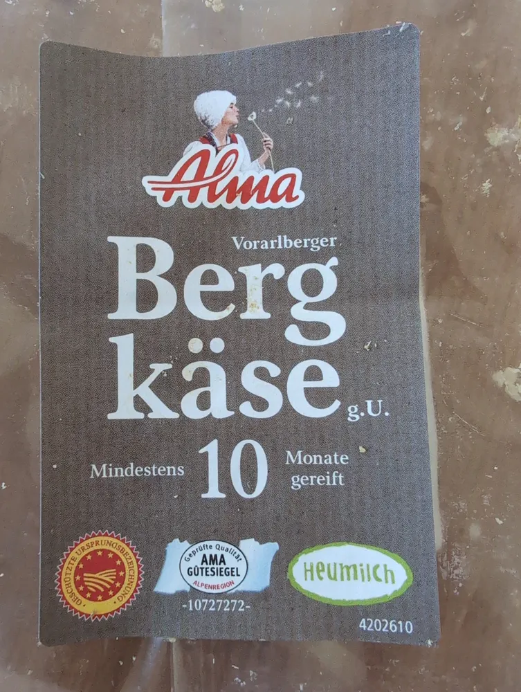 Vorarlbergerer Hartkäse
