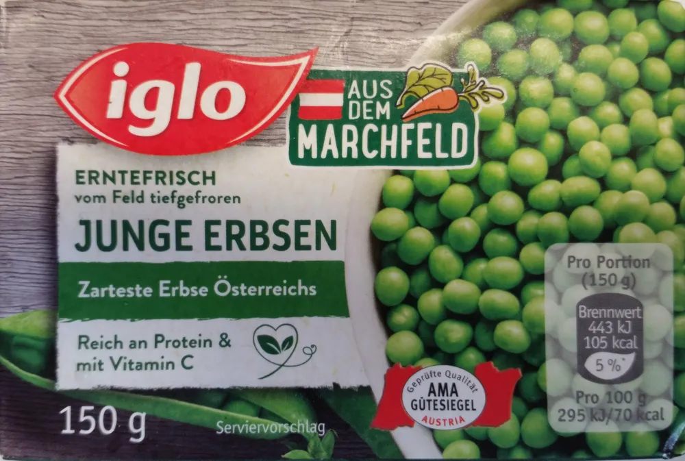 Junge Erbsen