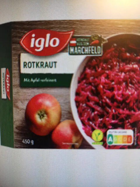 Rotkraut mit Apfel