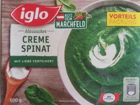 Klassischer Cremespinat