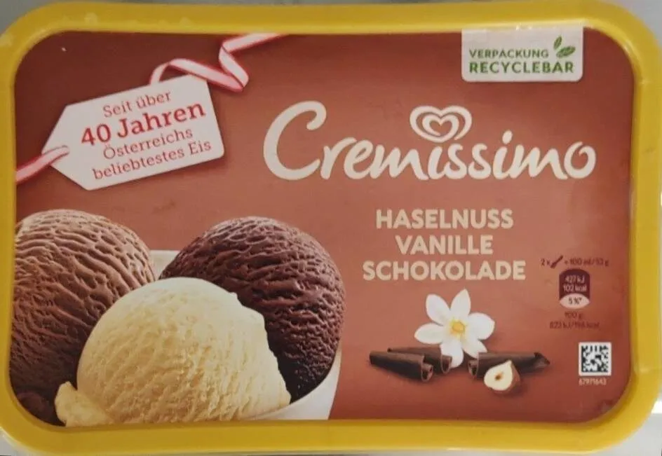 Haselnuss Vanille Schokolade