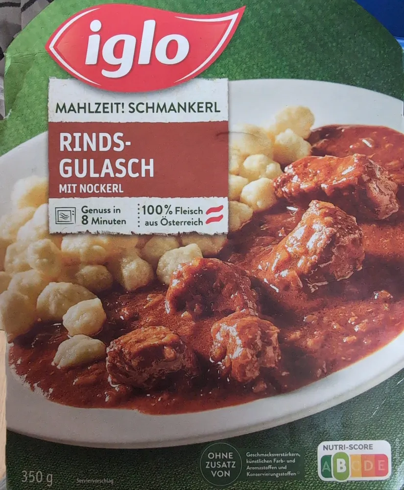 Rindsgulasch mit Nockerl