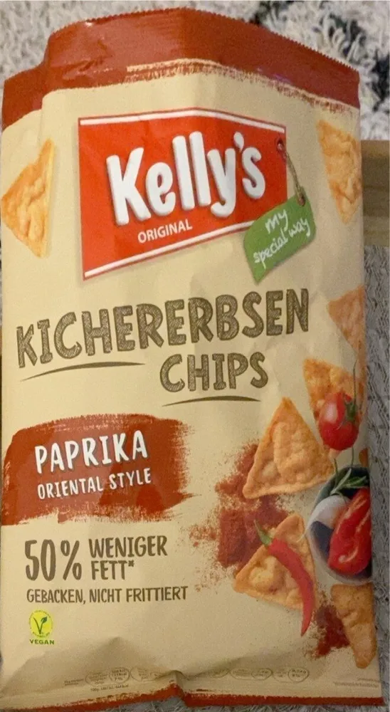 Kichererbsen Chips Paprika