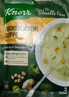 Brokkolicreme Suppe mit Croutons