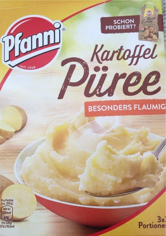 3x Kartoffelpüree