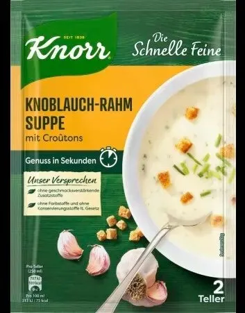Knoblauch-Rahm Suppe
