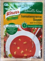 Die Schnelle Feine - Tomatencreme Suppe mit Croutons