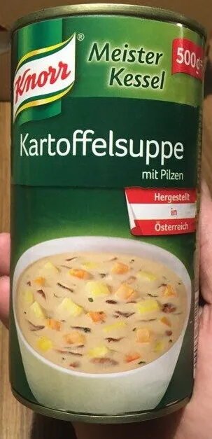 Kartoffelsuppe mit Pilzen