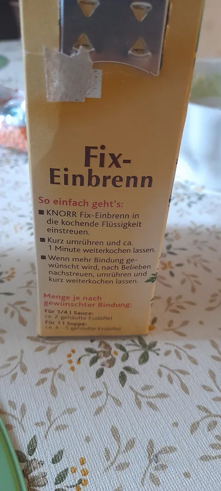 Fix-Einbrenn