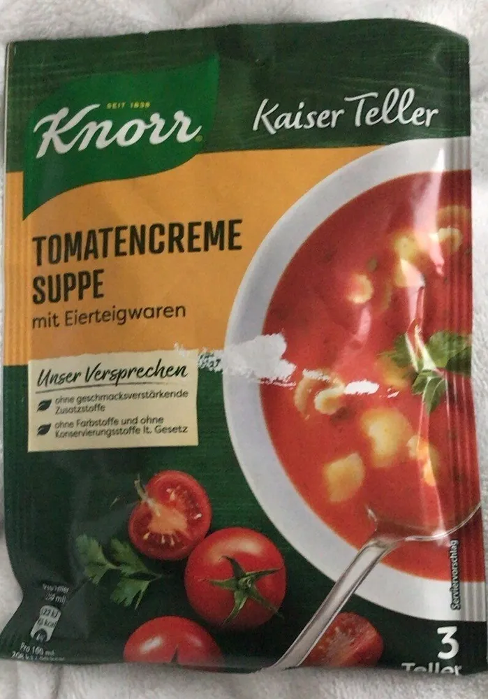 Tomatencremesuppe mit Mozzarella
