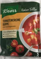 Tomatencremesuppe mit Mozzarella