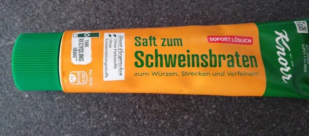 Saft zum Schweinebraten