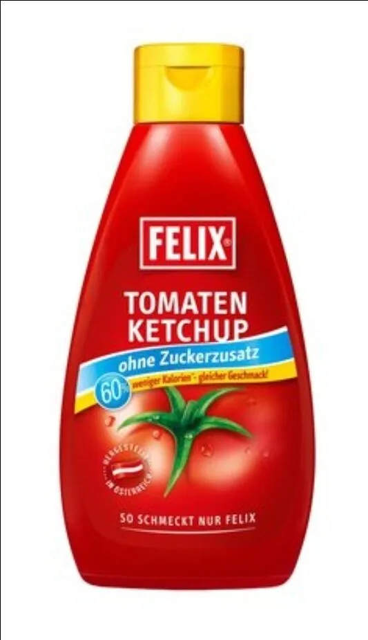 Ketchup ohne Zuckerzusatz