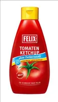 Ketchup ohne Zuckerzusatz
